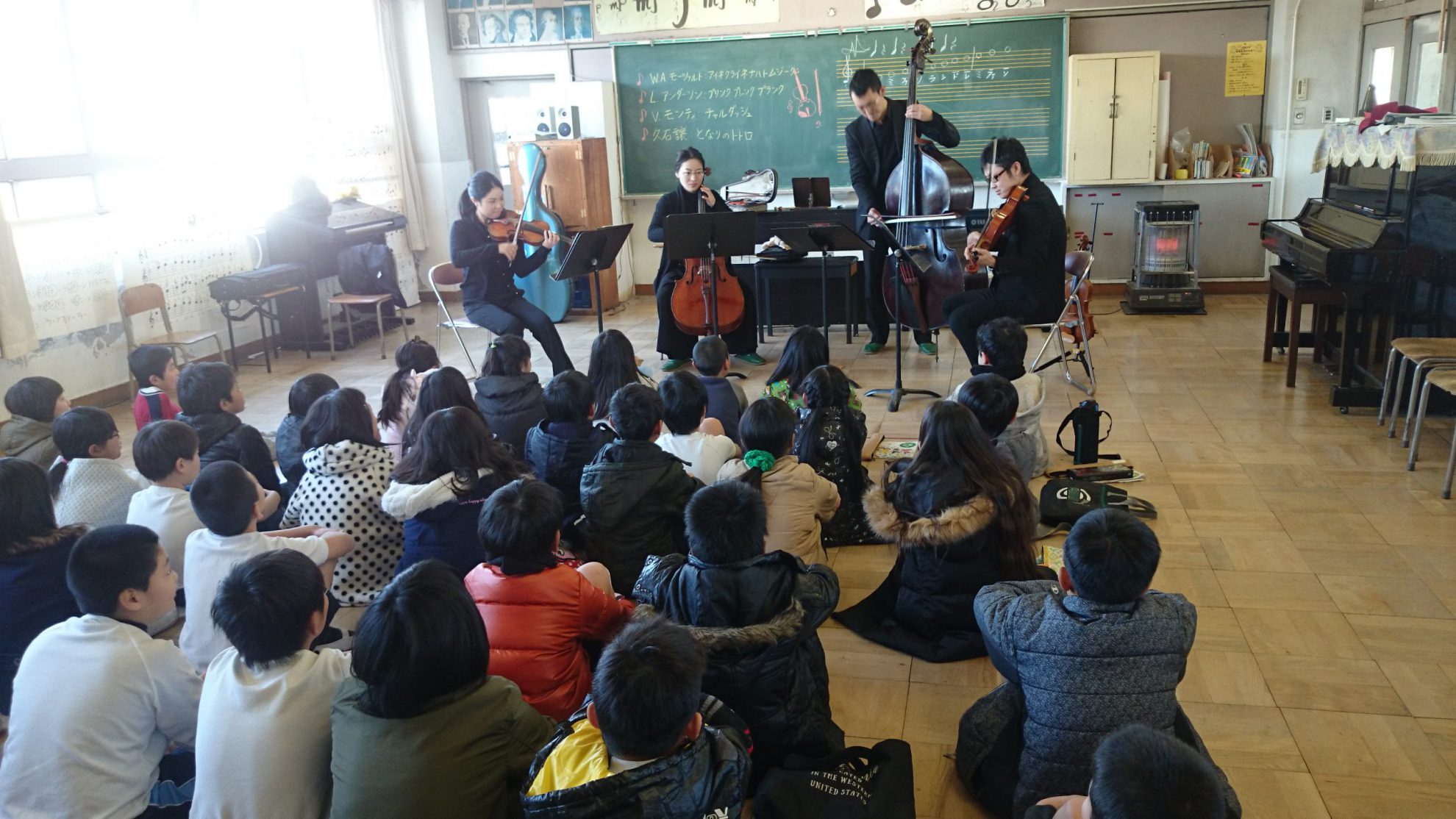 2017年度アウトリーチコンサート 門真市立全14小学校で開催