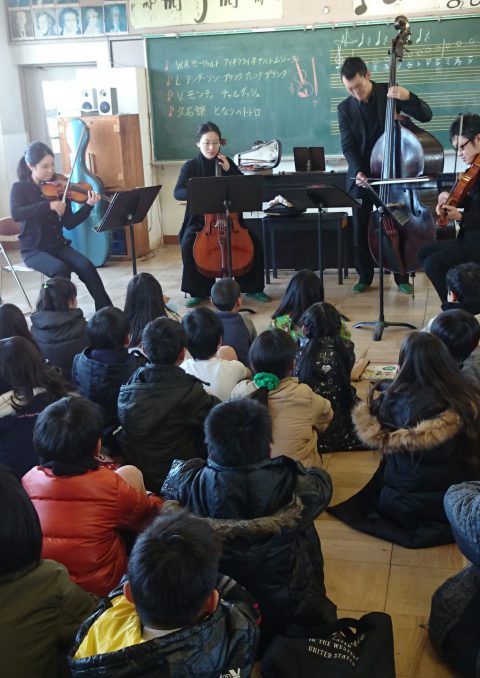 2017年度アウトリーチコンサート 門真市立全14小学校で開催