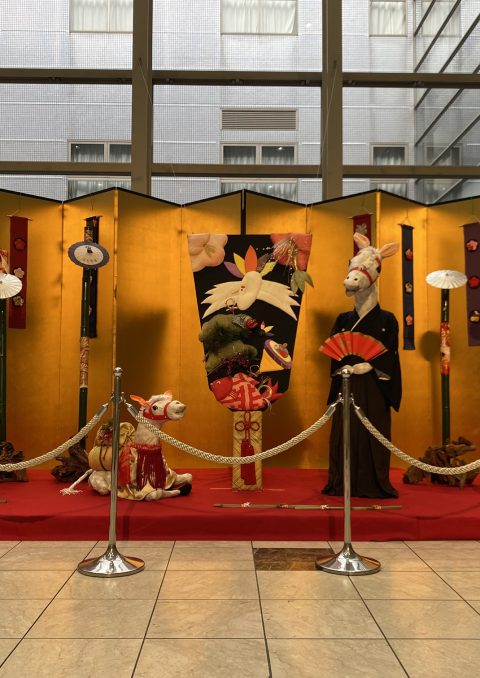 ロビー展示 正月飾り 2026