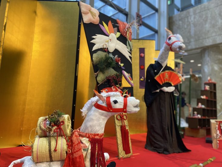 ロビー展示 正月飾り 2026